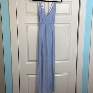 Contemporary Light Blue Maxi Dress NWT Size Medium